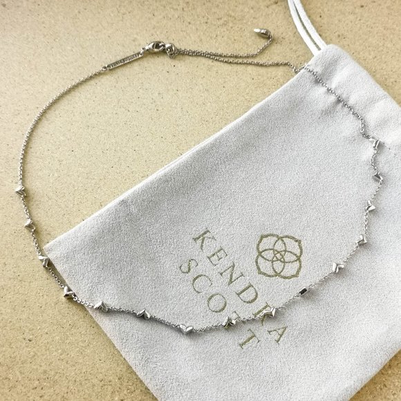 Kendra Scott Jewelry New Kendra Scott Silver Haven Heart Strand